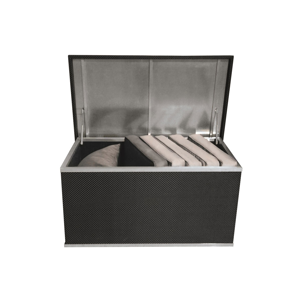 Wilk Terassenbox 120x67x64 cm, Kunststoff, grau Bild 3