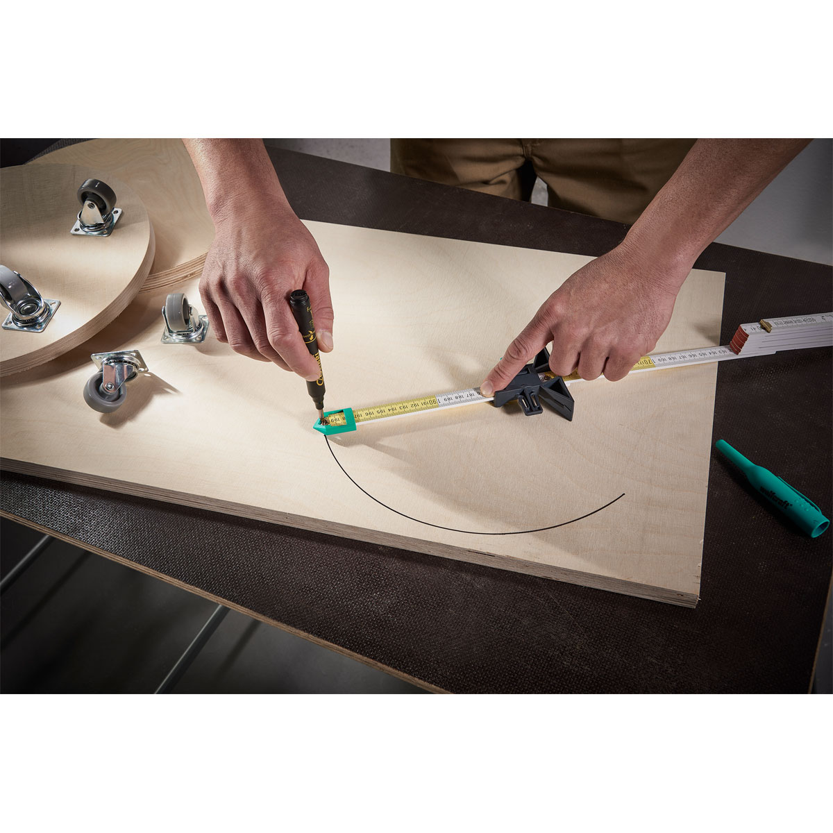 Wolfcraft  Streichmaß für Zollstöcke Bild 5