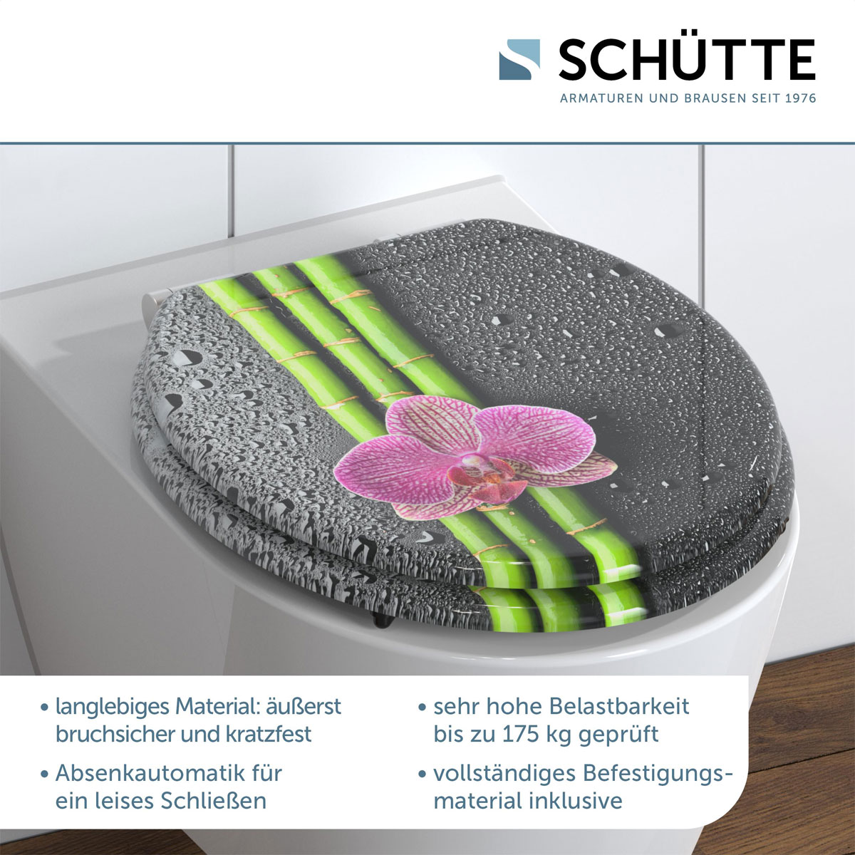 Schütte MDF WC-Sitz ASIA mit Absenkautomatik Bild 6