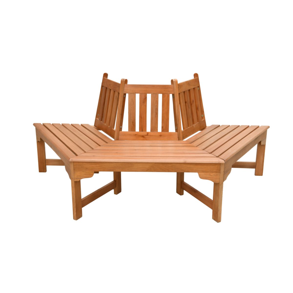 Garden Pleasure Baumbankhälfte ONTARIO Eukalyptus, natur lackiert