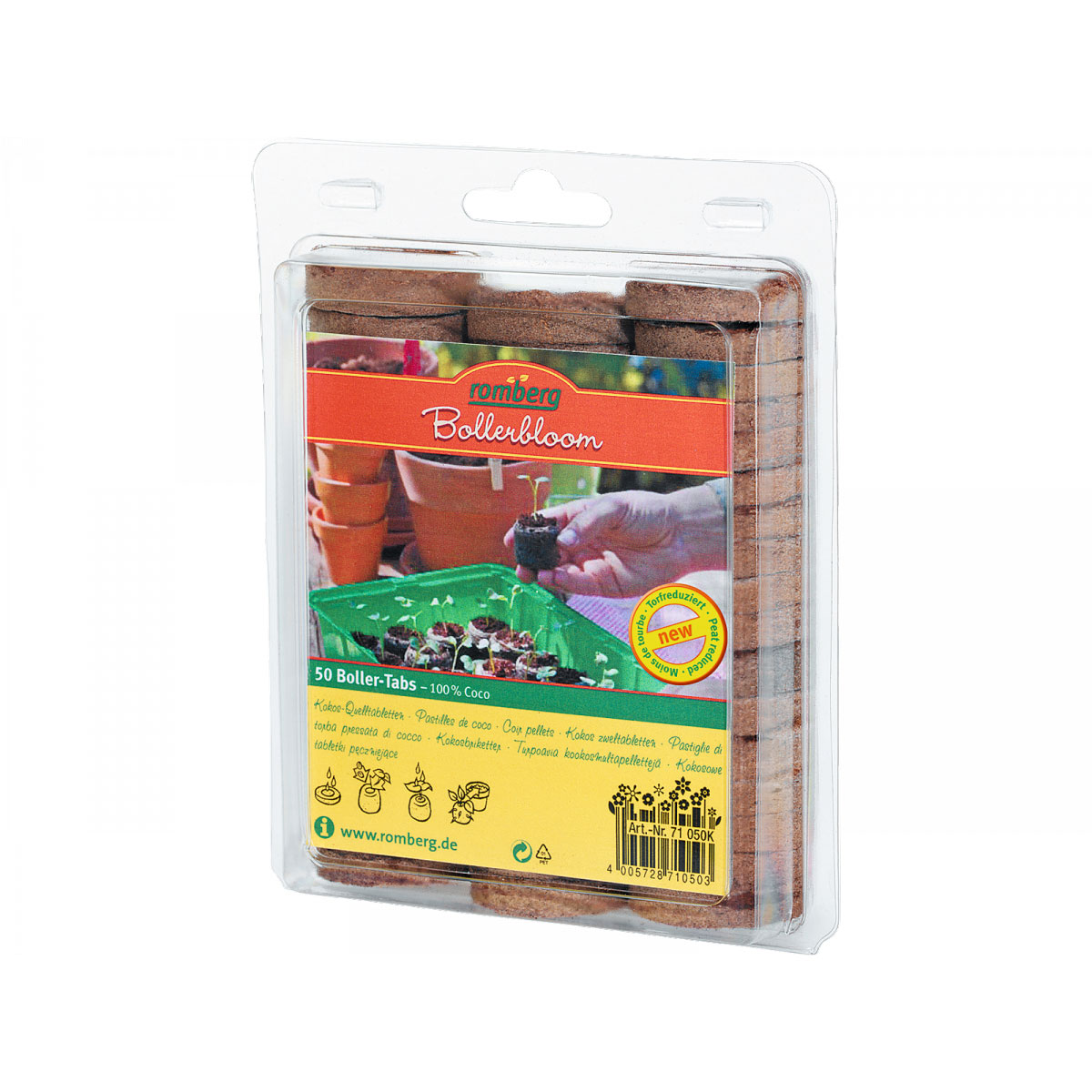 Kokos-Quelltabletten 50 Stück