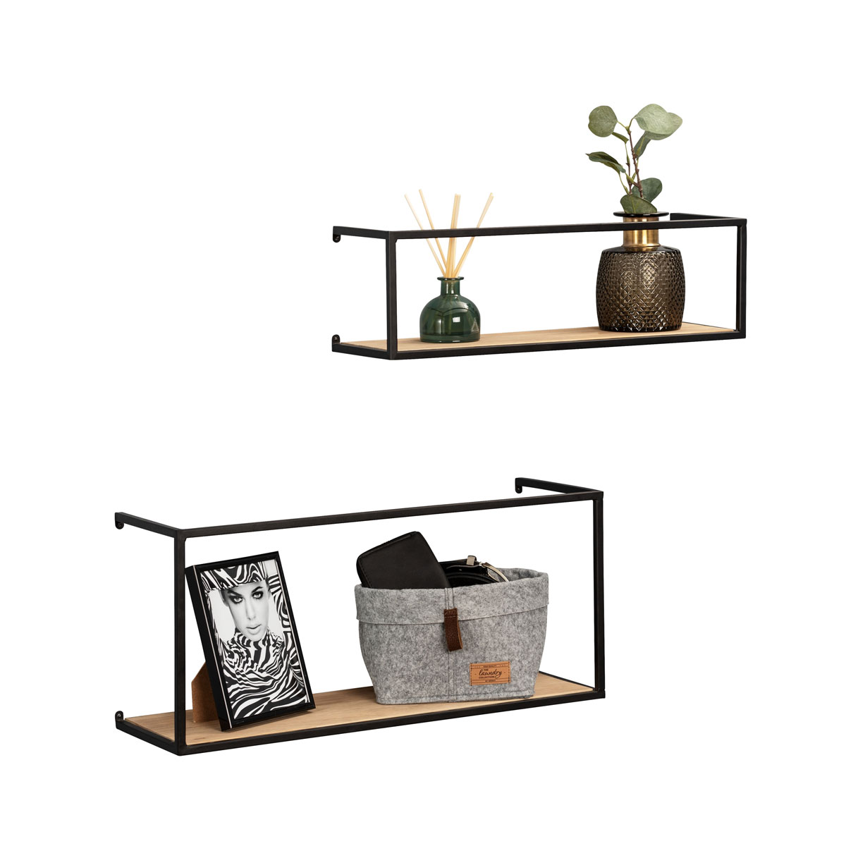 Wenko  Wandregal Geo 2er Set 2 Wandregale in verschiedenen Größen Bild 6