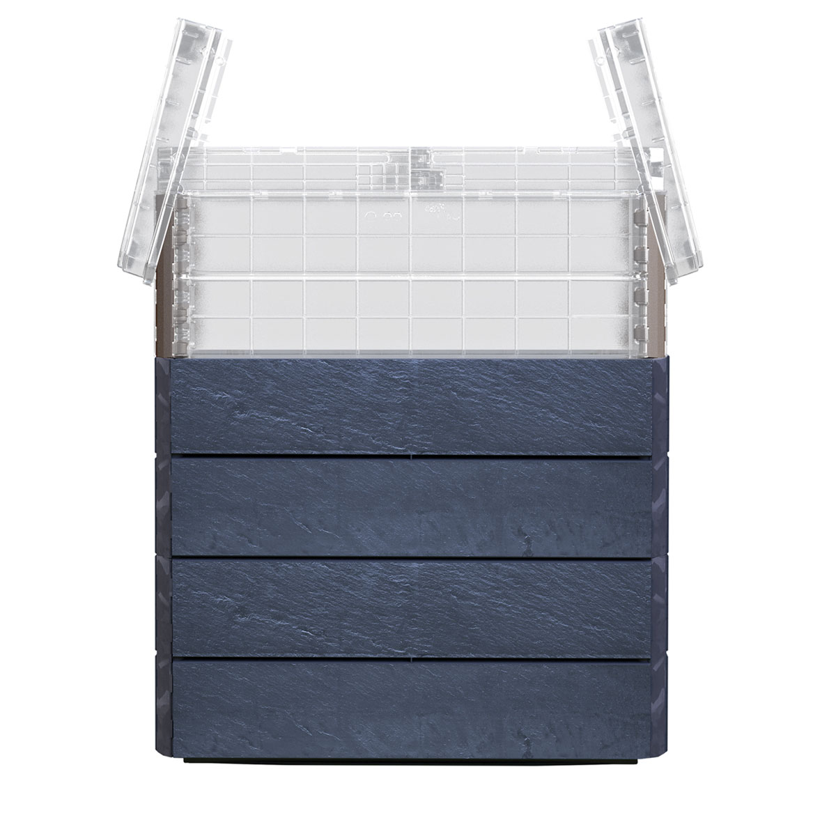 Garantia Hochbeet ERGO QUADRO TurboPlus M 85 Stone inkl FLORA