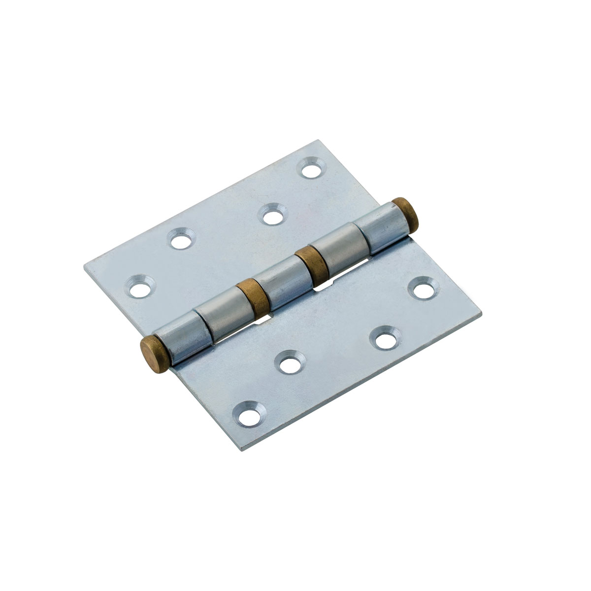 Suki Scharnier Metall verzinkt kantig mit Lager 90 x 90 mm