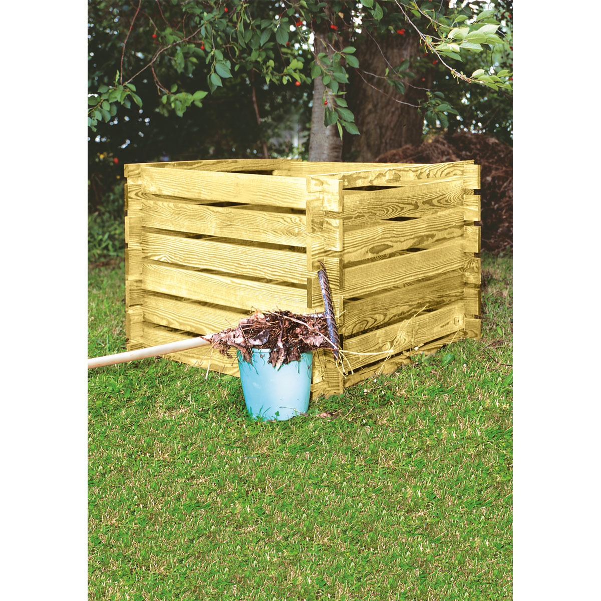 Wingart Komposter natur 100 x 70 x 100 cm Bild 7