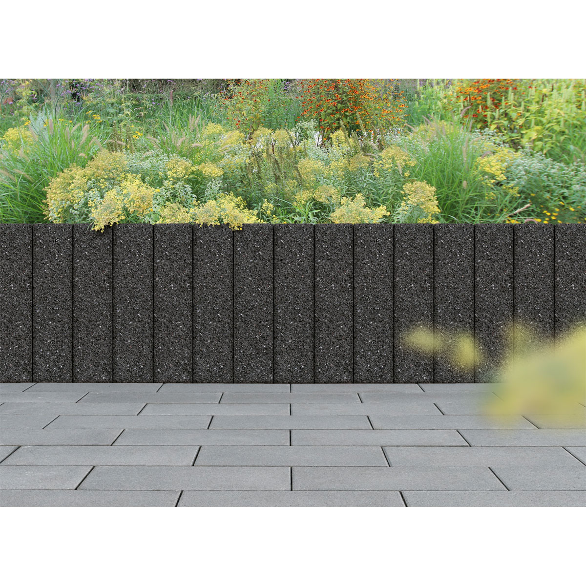 Diephaus  Mauerstein Blasted Basalt 80 x 10 x 10 cm Bild 2