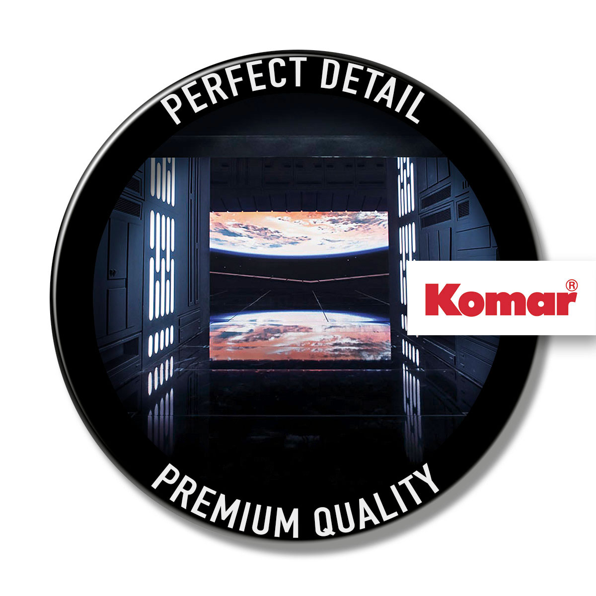 Komar  Vlies Fototapete Star Wars Death Star Floor 400x250 cm Bild 4