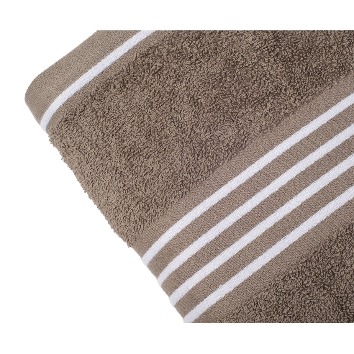 Gözze Frottier-Handtuch Rio 50 x 100 cm taupe vollfarbig Bild 3