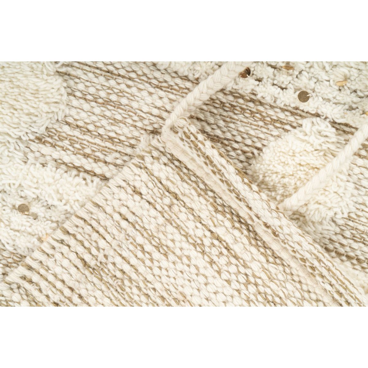 Bohist 425 Creme / Khaki 200cm x 290cm Bild 4