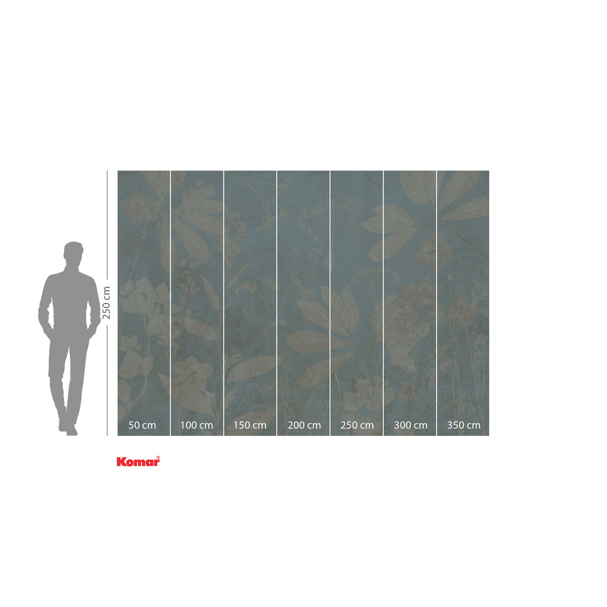 Komar  Vlies Fototapete Jardin sur Papier 350x250 cm Bild 3