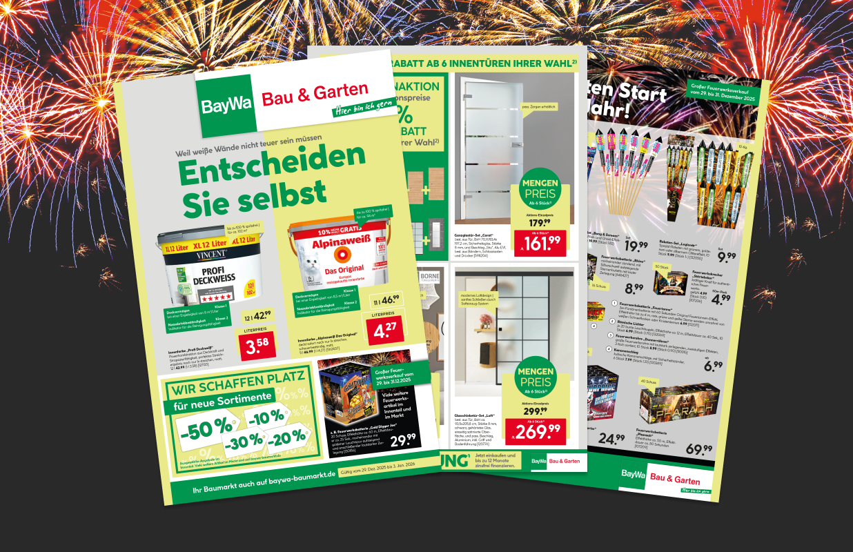 Prospekt der Woche inkl. Feuerwerk