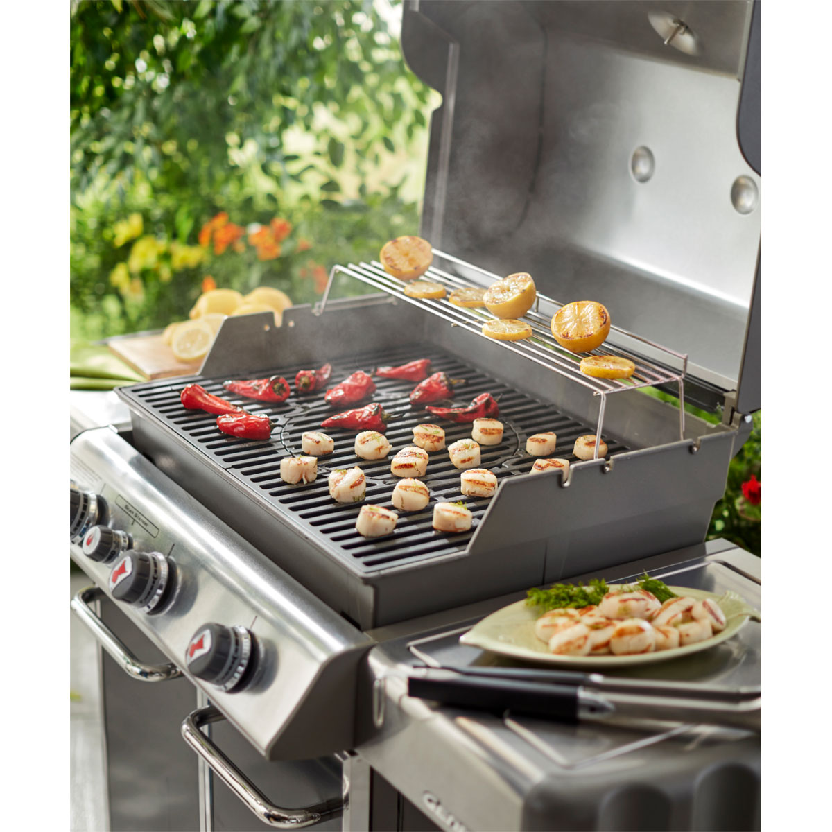 Weber Gourmet BBQ System - Grillrost mit Grill rosteinsatz aus Gusseisen Bild 5