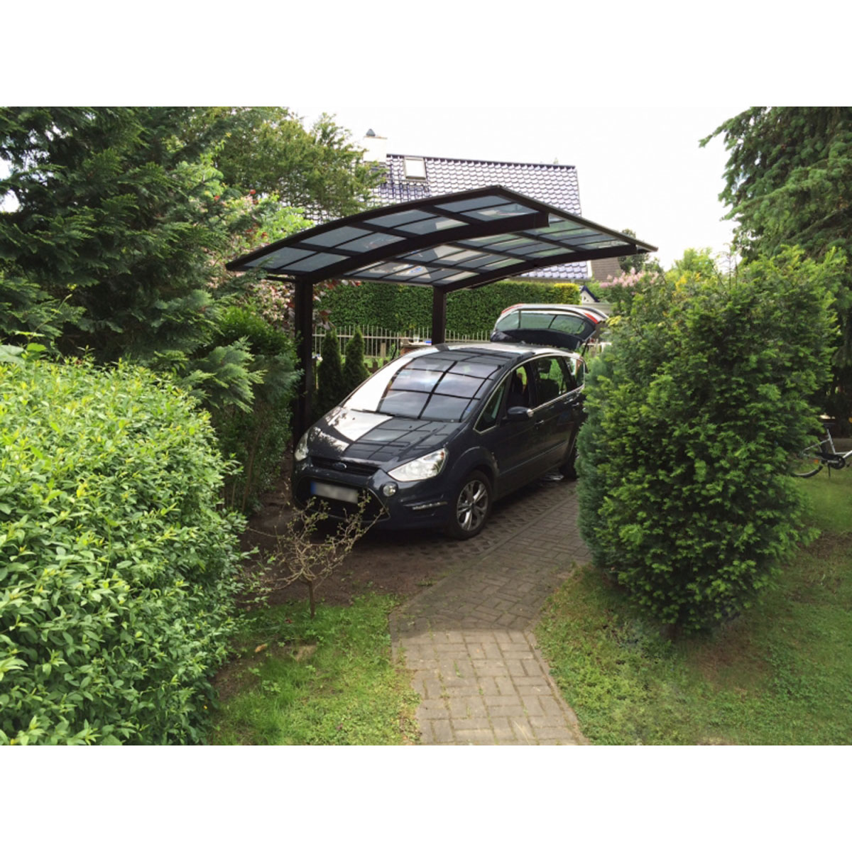 Ximax Carport Alu Portoforte 60 Mattbraun Bild 4