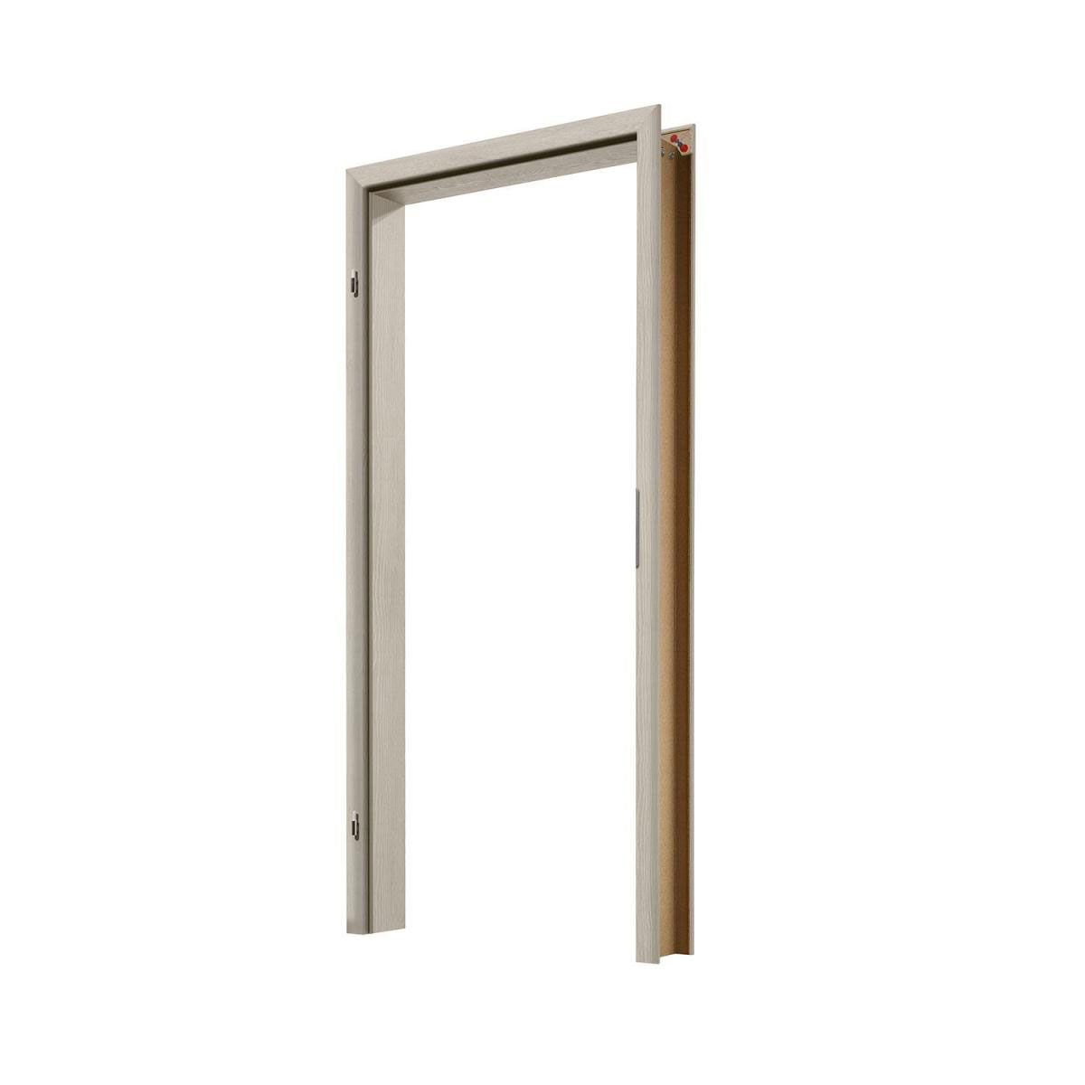 Borne Türzarge komplett CPL Lärche cashmere 86 x 198,5 x 12 cm DIN links