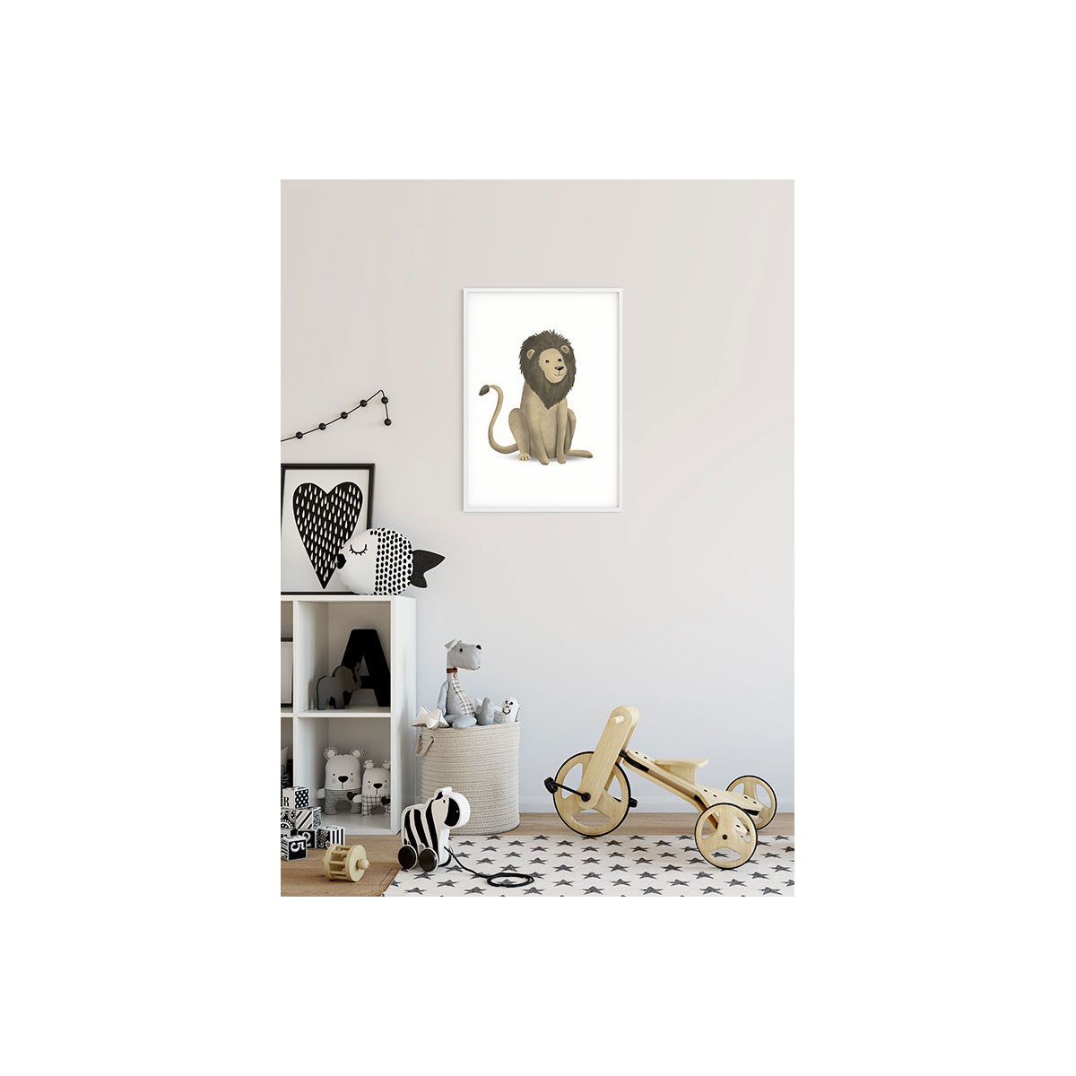 Komar  Wandbild Cute Animal Lion 50x70 cm Bild 5