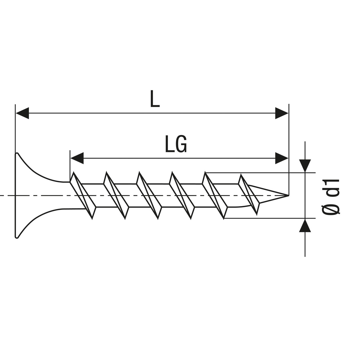 Gix Schnellbauschraube B 3,9 x 55 Bild 2