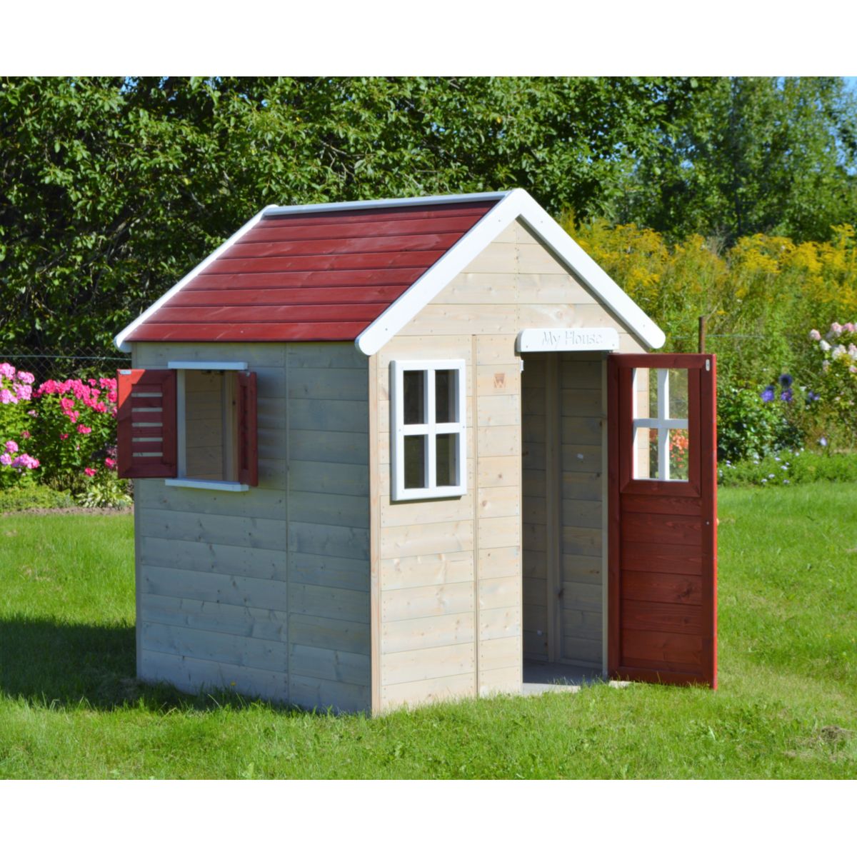 Wendi Toys Spielhaus Gecko 120x120x155 cm Bild 3