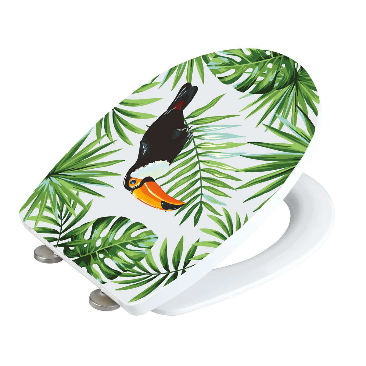 Wenko  Premium WC-Sitz Tucan High Gloss Thermoplast Bild 3