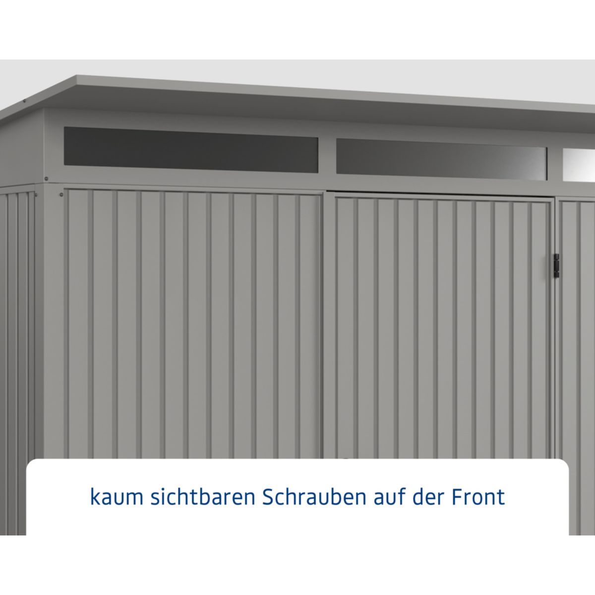 EcoStar  Gerätehaus Trend-PTyp 3RAL9007 1 flg Bild 4