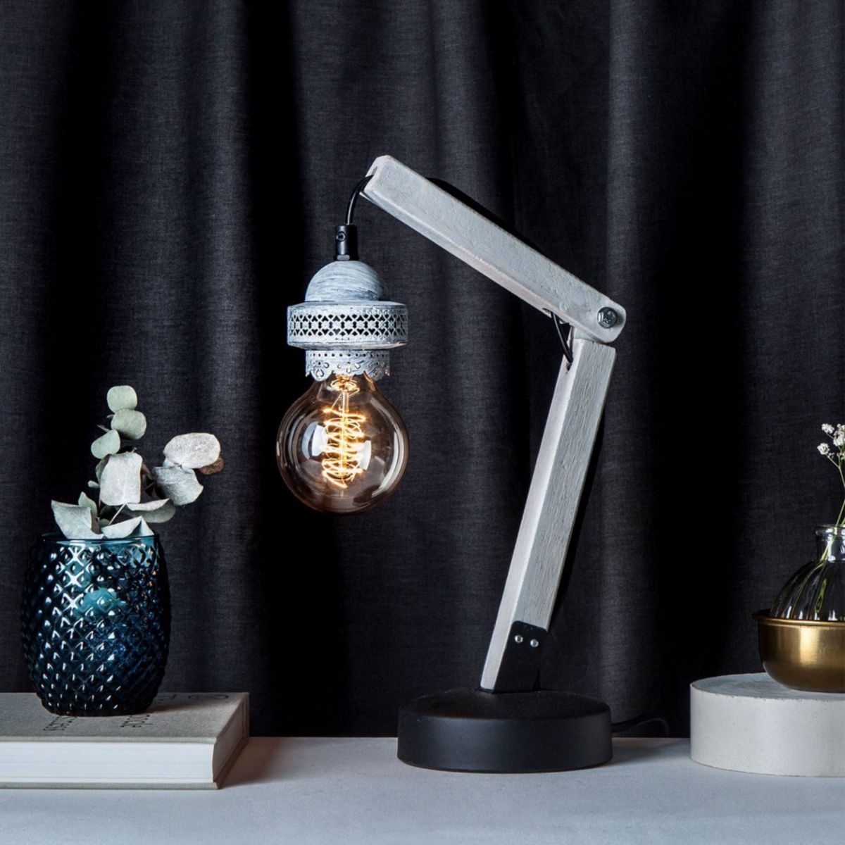 Tischlampe Rossa VI grau Bild 5