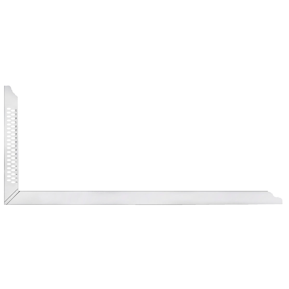 Connex Zimmermannswinkel mit Anreißlöcher 300 x 700 mm