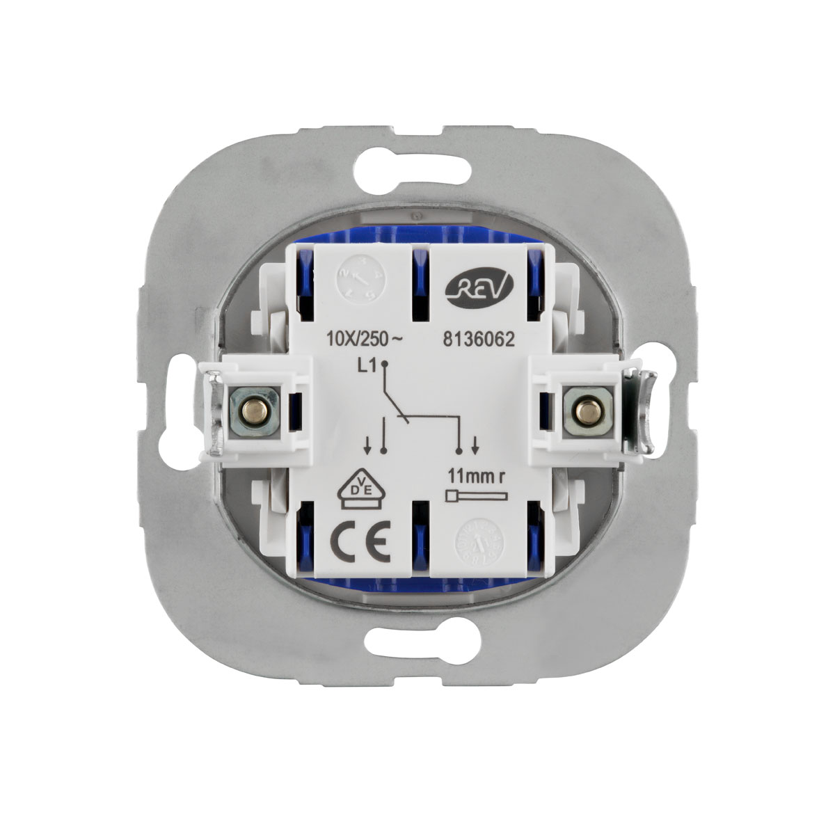 Basic Aus-/Wechselschalter weiß Bild 4