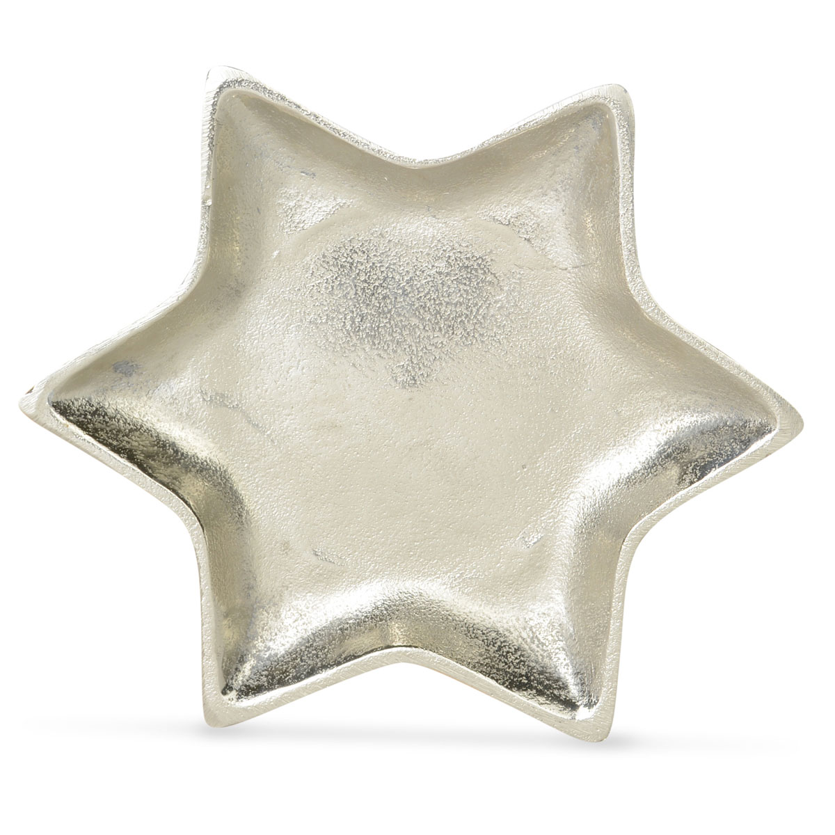 Dekoteller Stern Aluminium 21,5 cm Bild 1