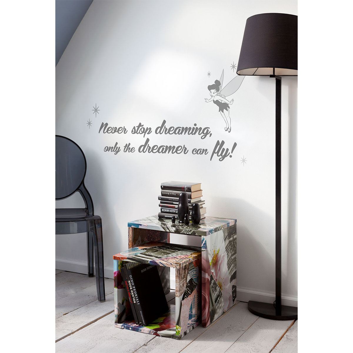 Komar  Wandtattoo Disney Never stop dreaming 50x70 cm