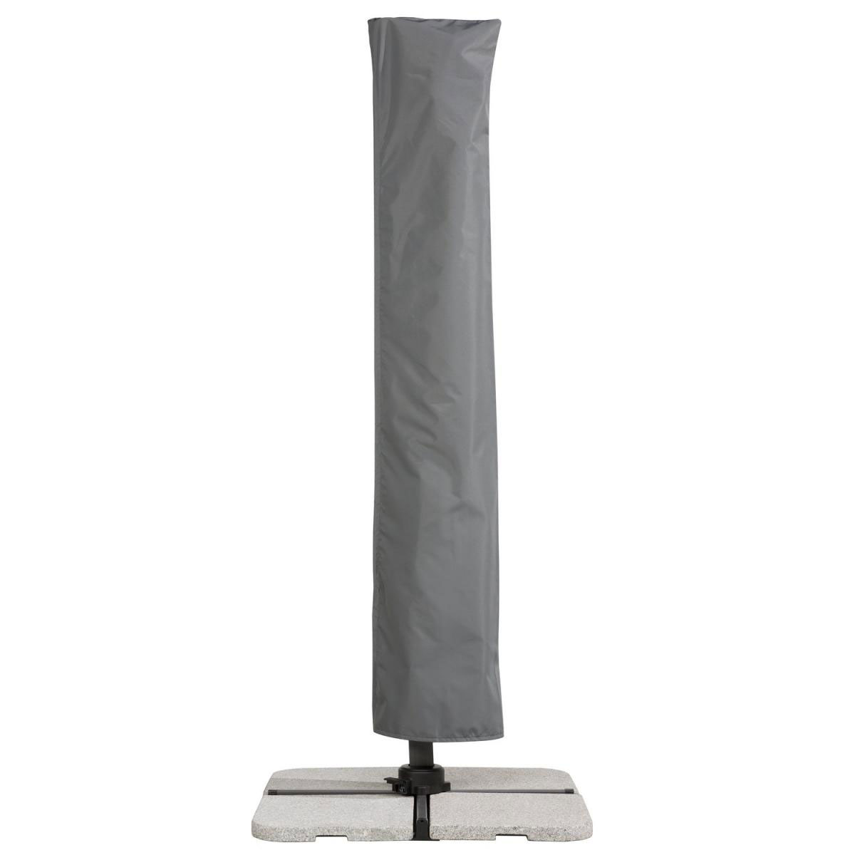 Schneider Schirme Ampelschirm Rhodos Twist 300 x 300 cm Bordeaux Bild 5