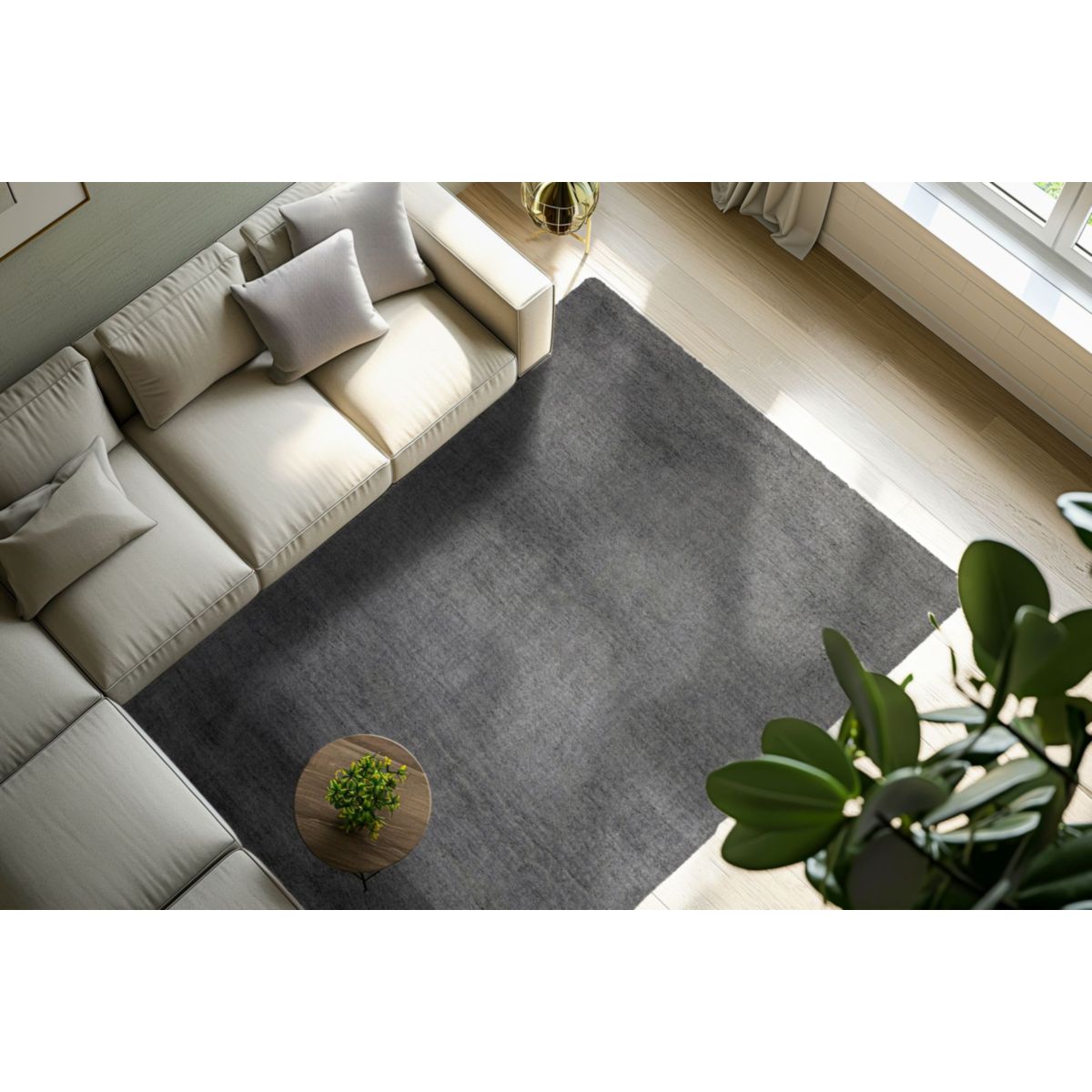 Luxe 525 Karbongrau 160cm x 230cm Bild 6