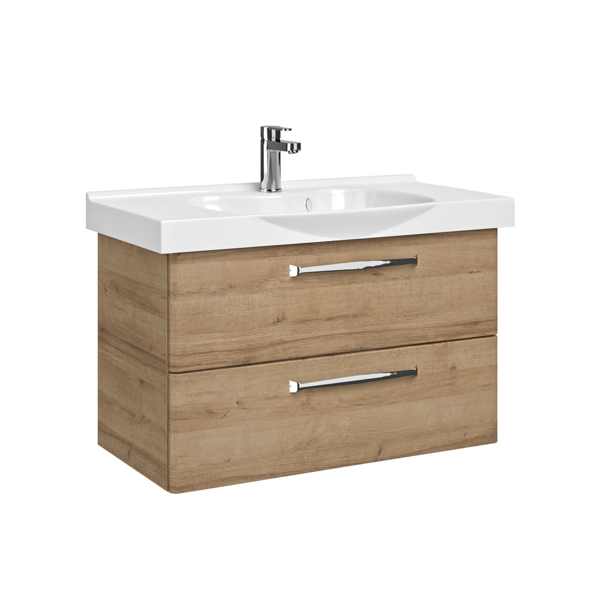 Pelipal Waschtischunterschrank Trentino Eiche 86 x 51 x 42 cm Bild 1