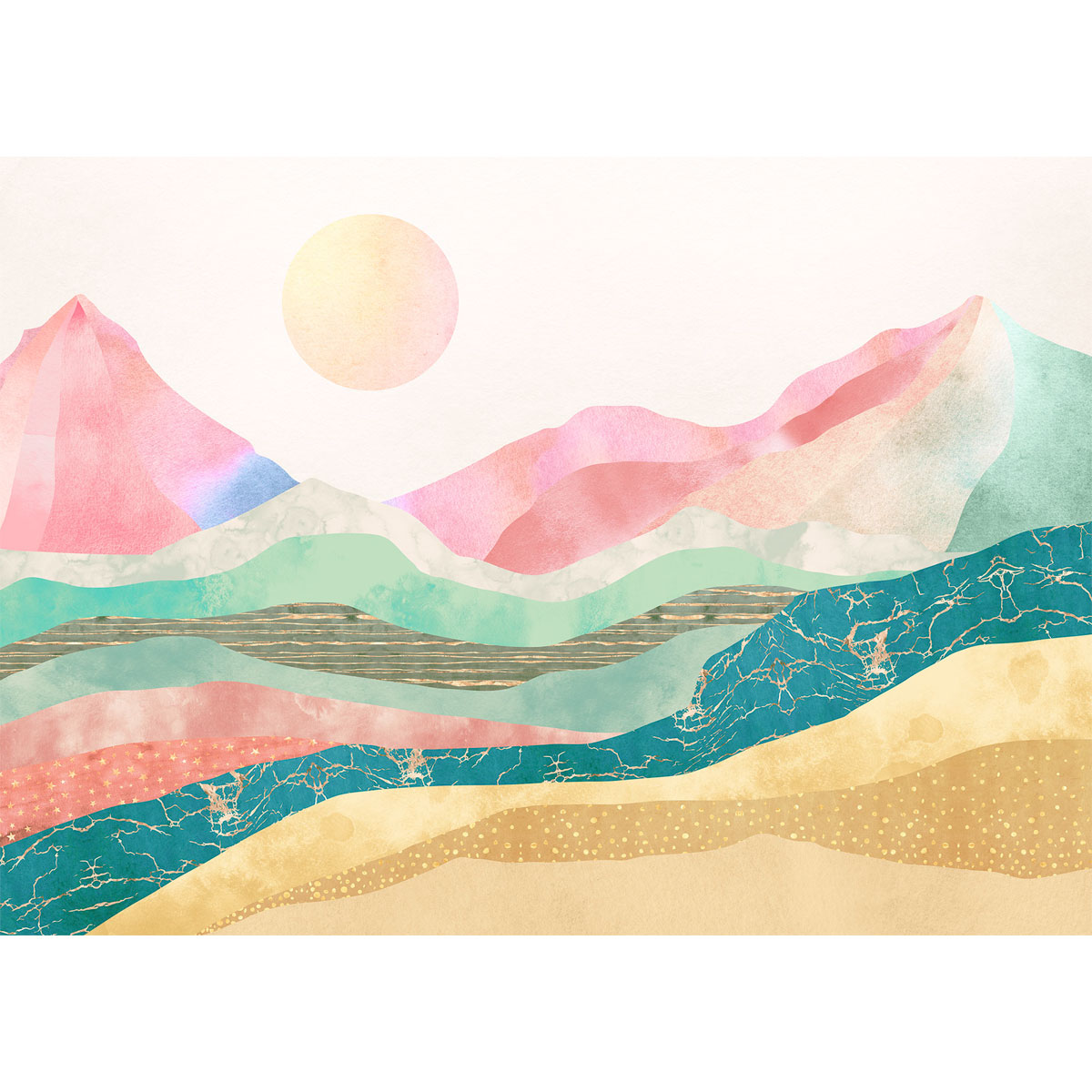 Komar  Vlies Fototapete Holy Mountain 350x250 cm Bild 2