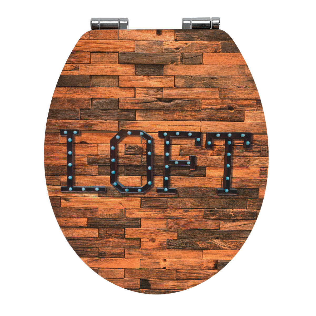 Wenko  Premium WC-Sitz Loft MDF mit Absenkautomatik Bild 1