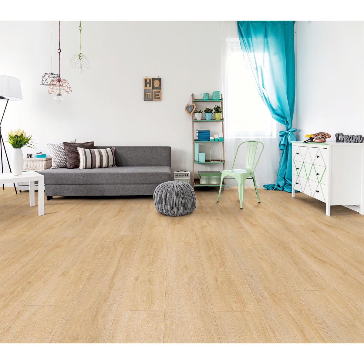 Specht Laminatboden Ambiente Ruhrtaleiche Beige 138 x 24,4 cm Bild 3