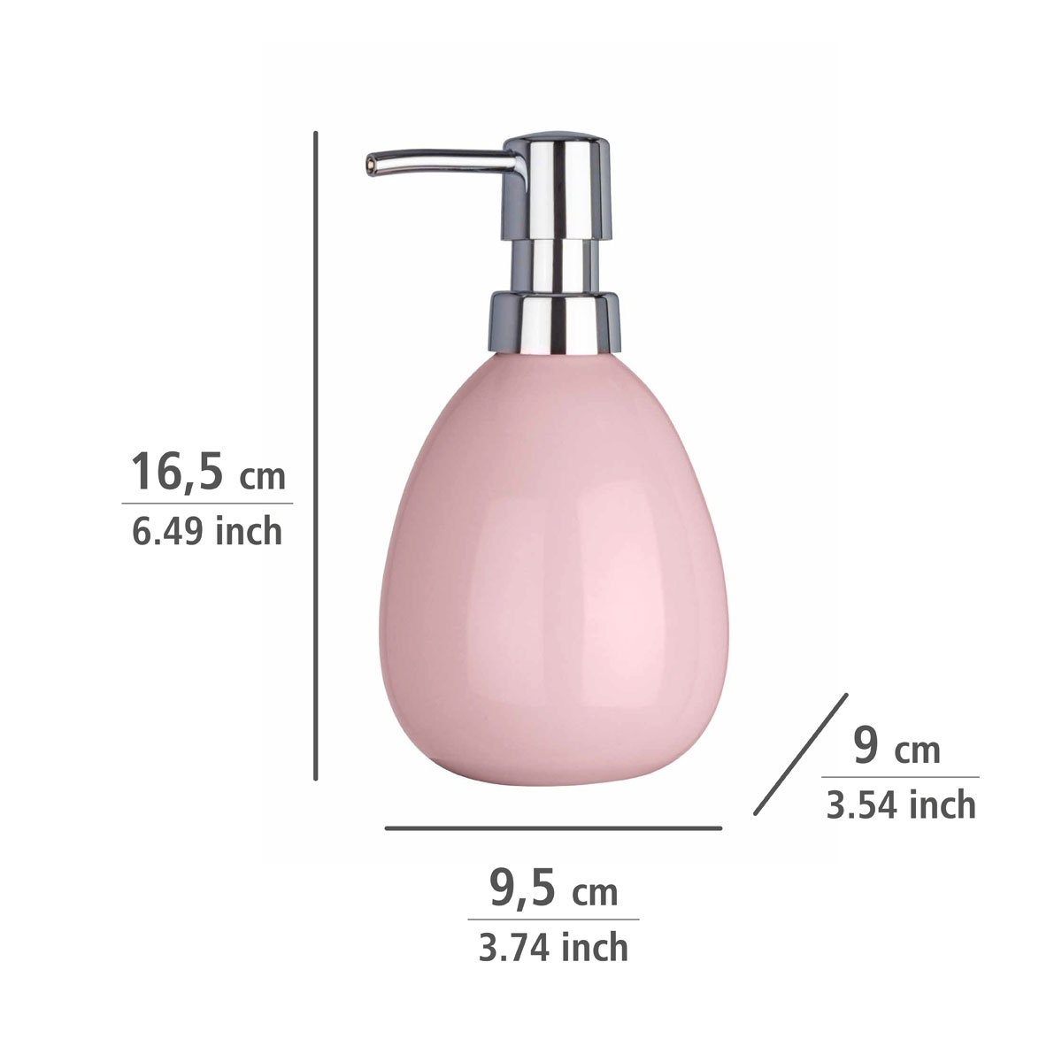 Wenko Seifenspender Polaris Pastel Rose 390 ml Bild 5