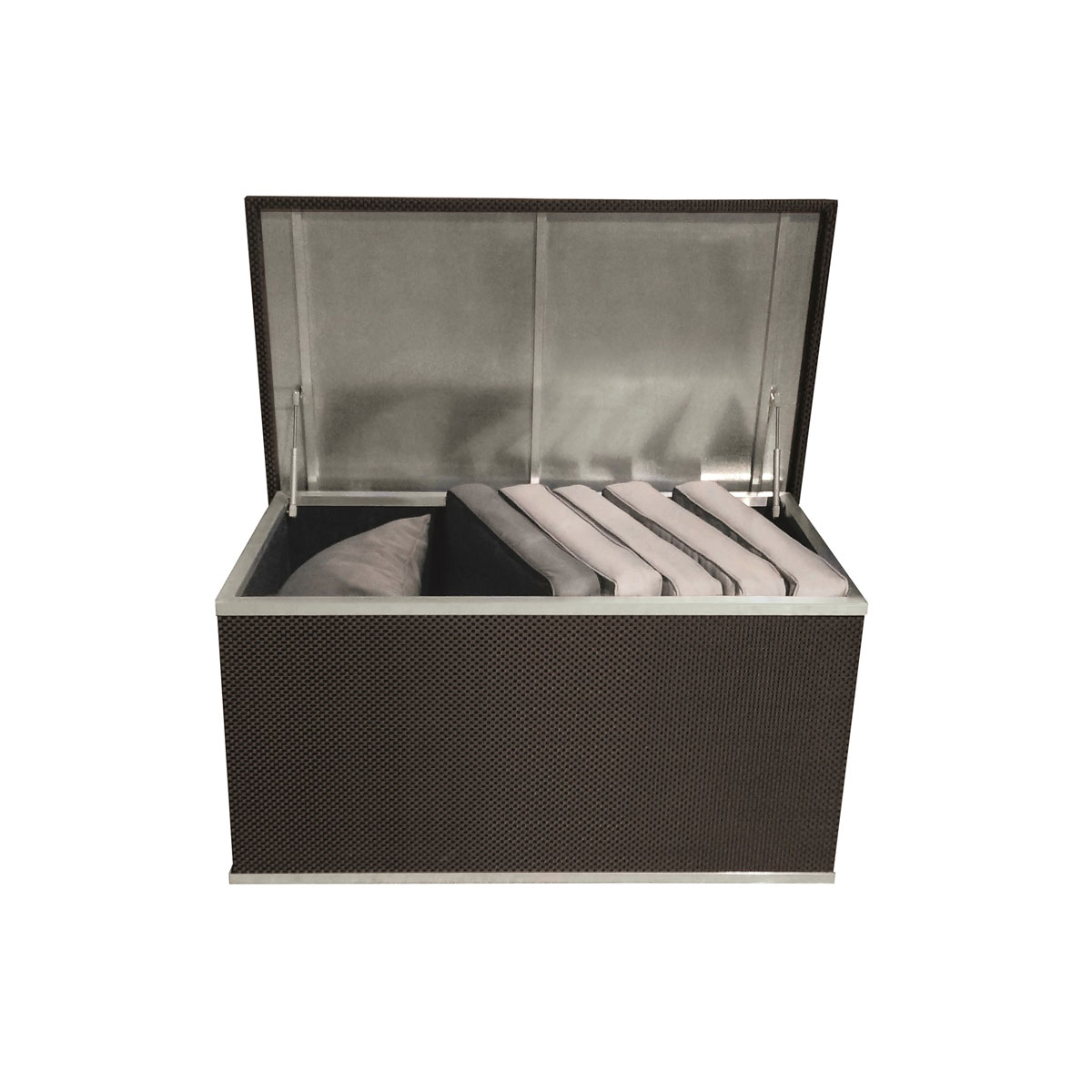 Wilk Terassenbox 120x67x64 cm, Kunststoff, braun Bild 2