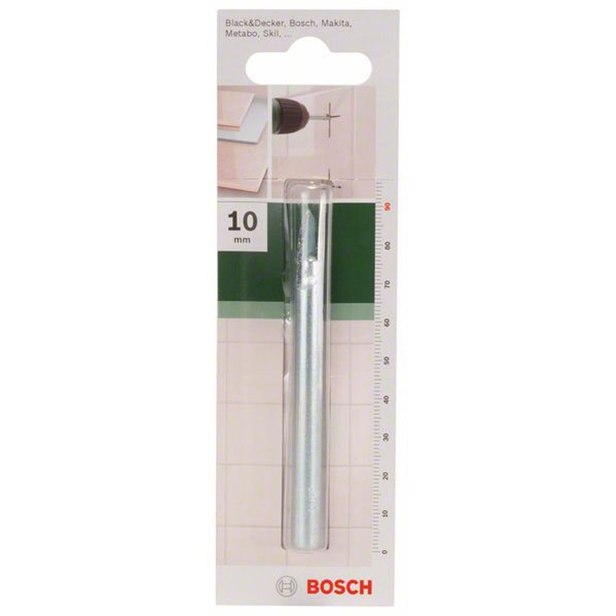 Bosch  Fliesenbohrer Durchmesser 10 x 90 mm Bild 1