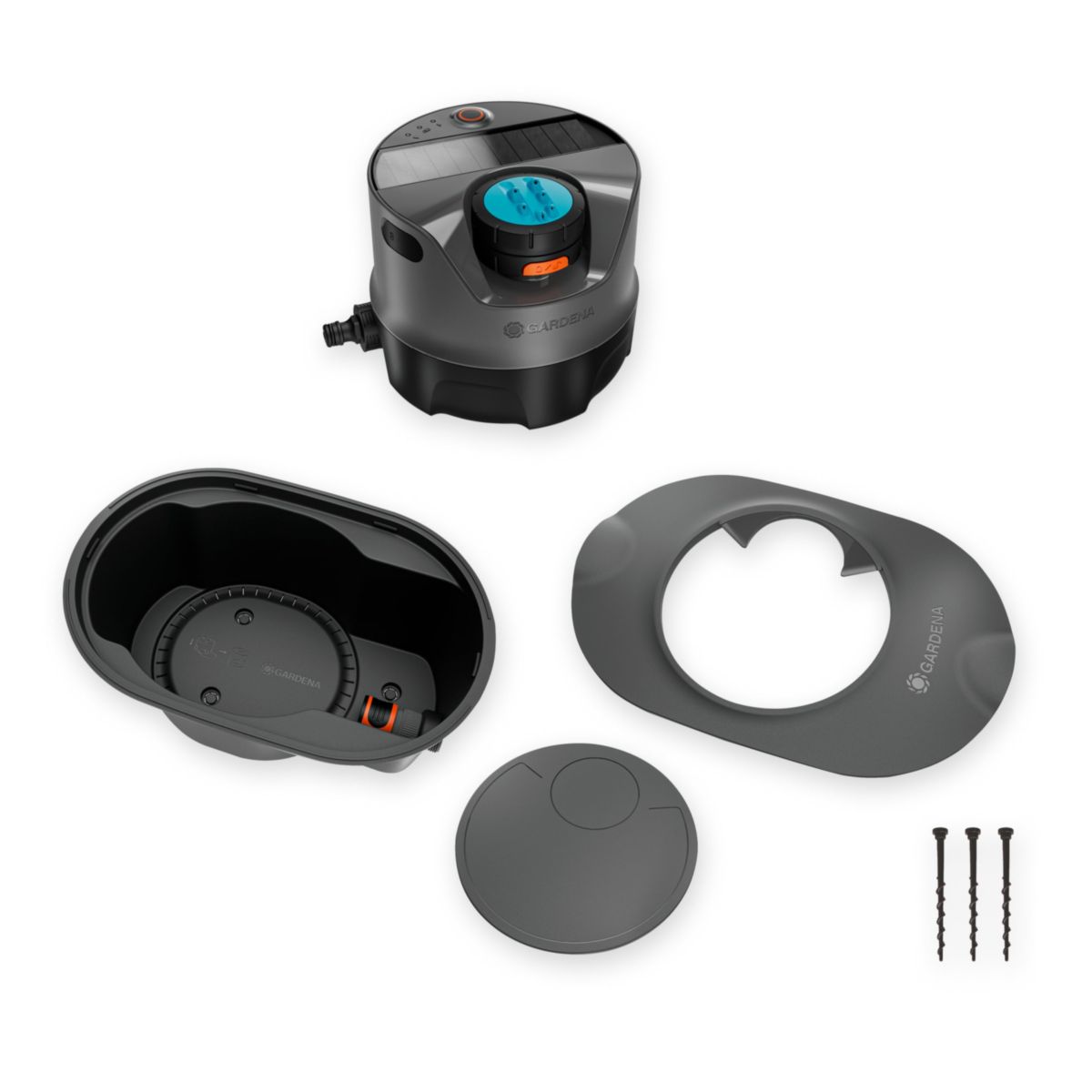 Gardena Bewässerungssystem Pipeline AquaPrecise solar Bild 3