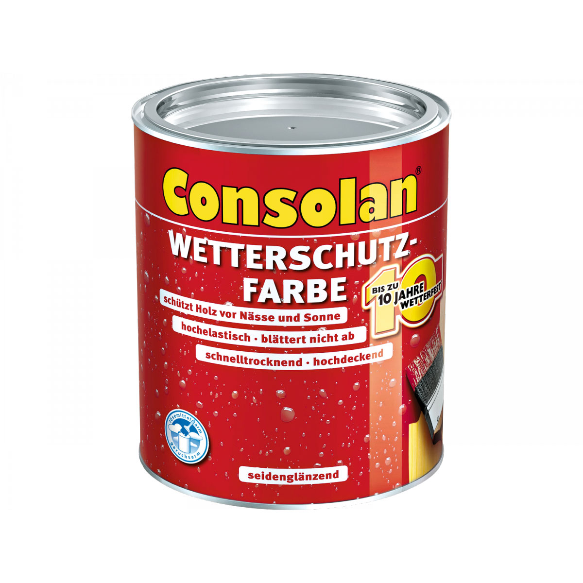 Wetterschutzfarbe schwedenrot 2,5 L