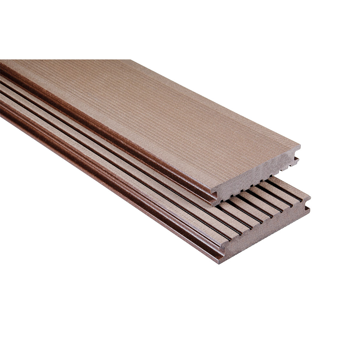 Kovalex Bodendiele Vollprofil gebürstet Schokobraun 26 x 145 mm