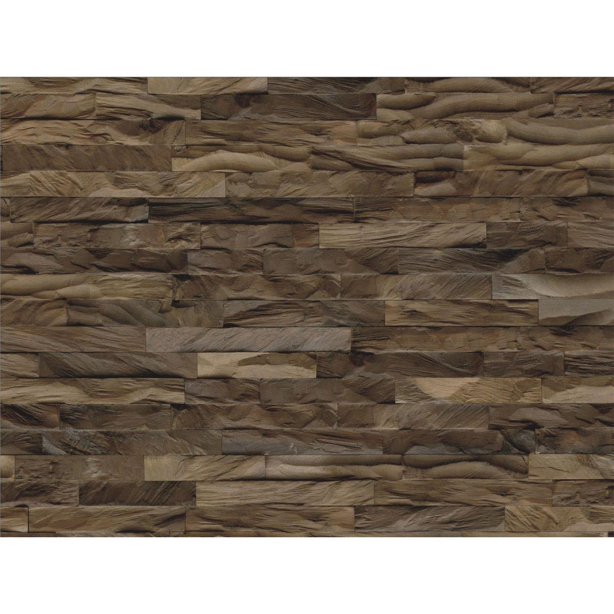 Indo Wandverkleidung Teak Diamond Ancient Brown 11er-Set Bild 1