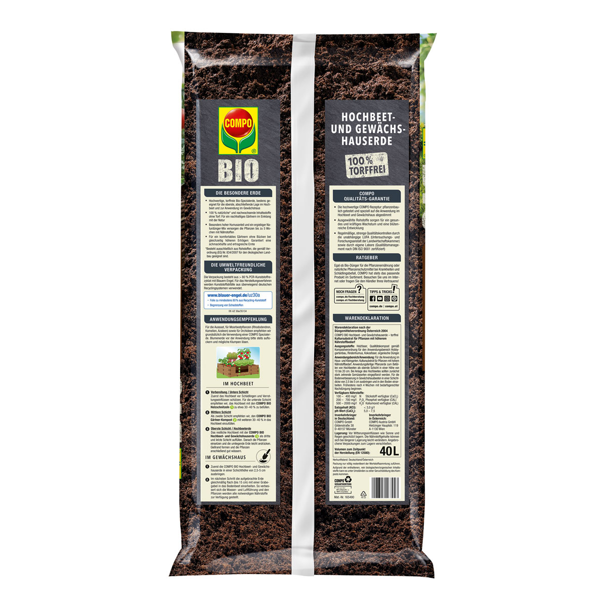 Compo BIO Hochbeet-Erde 40 L Bild 2