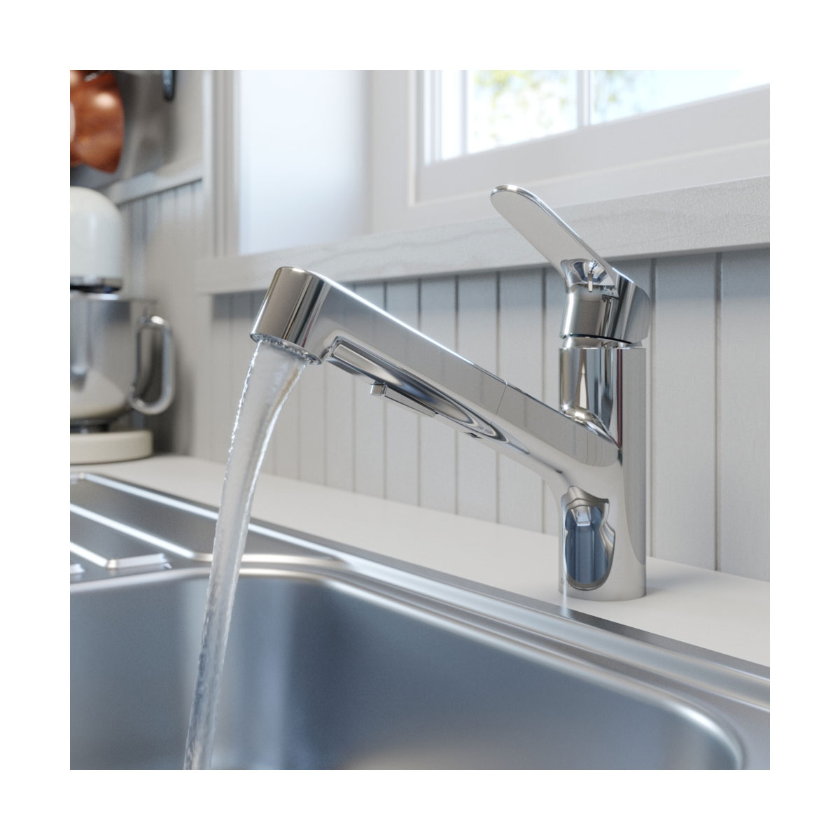 Lenz  Küchenarmatur KOA mit Handbrause chrom Bild 2
