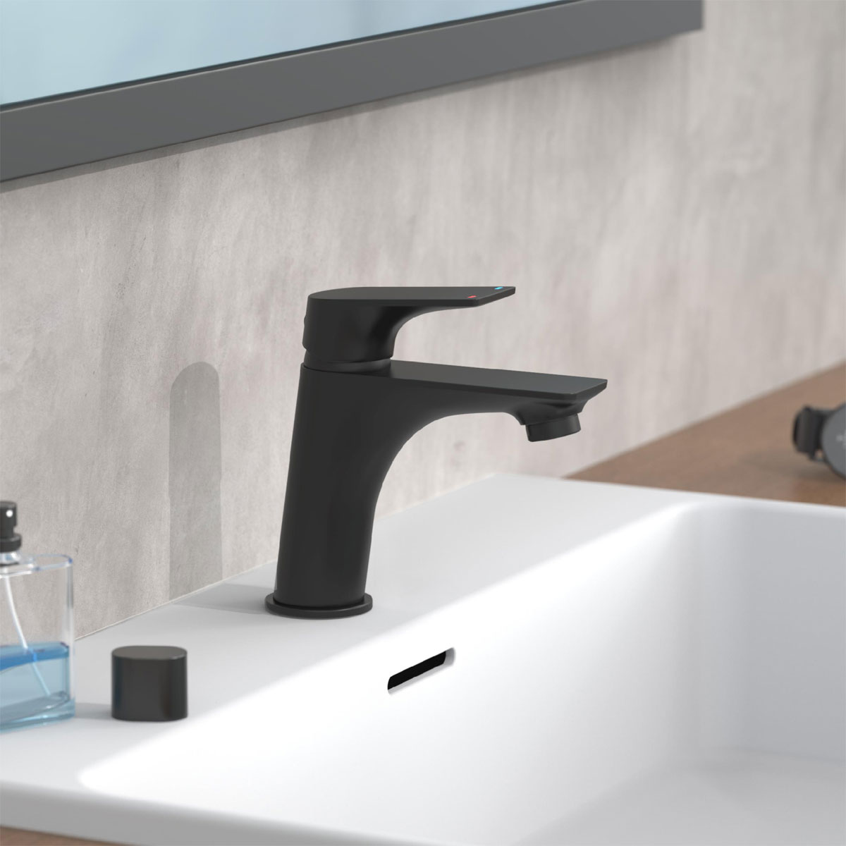 Schütte Waschtischarmatur Boston schwarz Bild 5