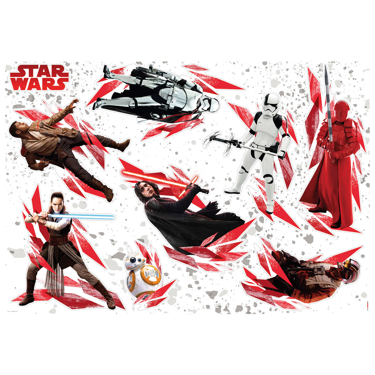 Komar  Wandtattoo Star Wars The Last Jedi 100x70 cm Bild 2
