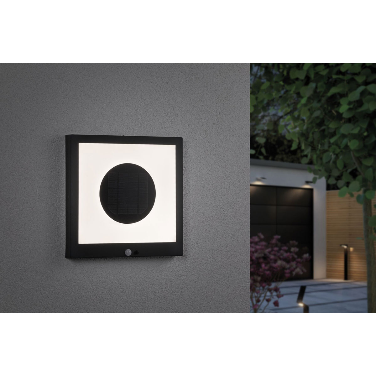 Paulmann  Outdoor Solar Panel Taija IP44 3000K 120lm Bewegungsmelder Anthrazit Bild 4