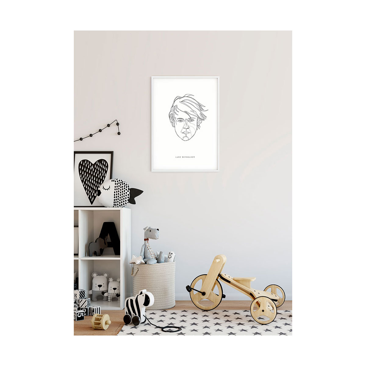 Komar  Wandbild Star Wars Classic Force Faces Luke 30x40 cm Bild 3