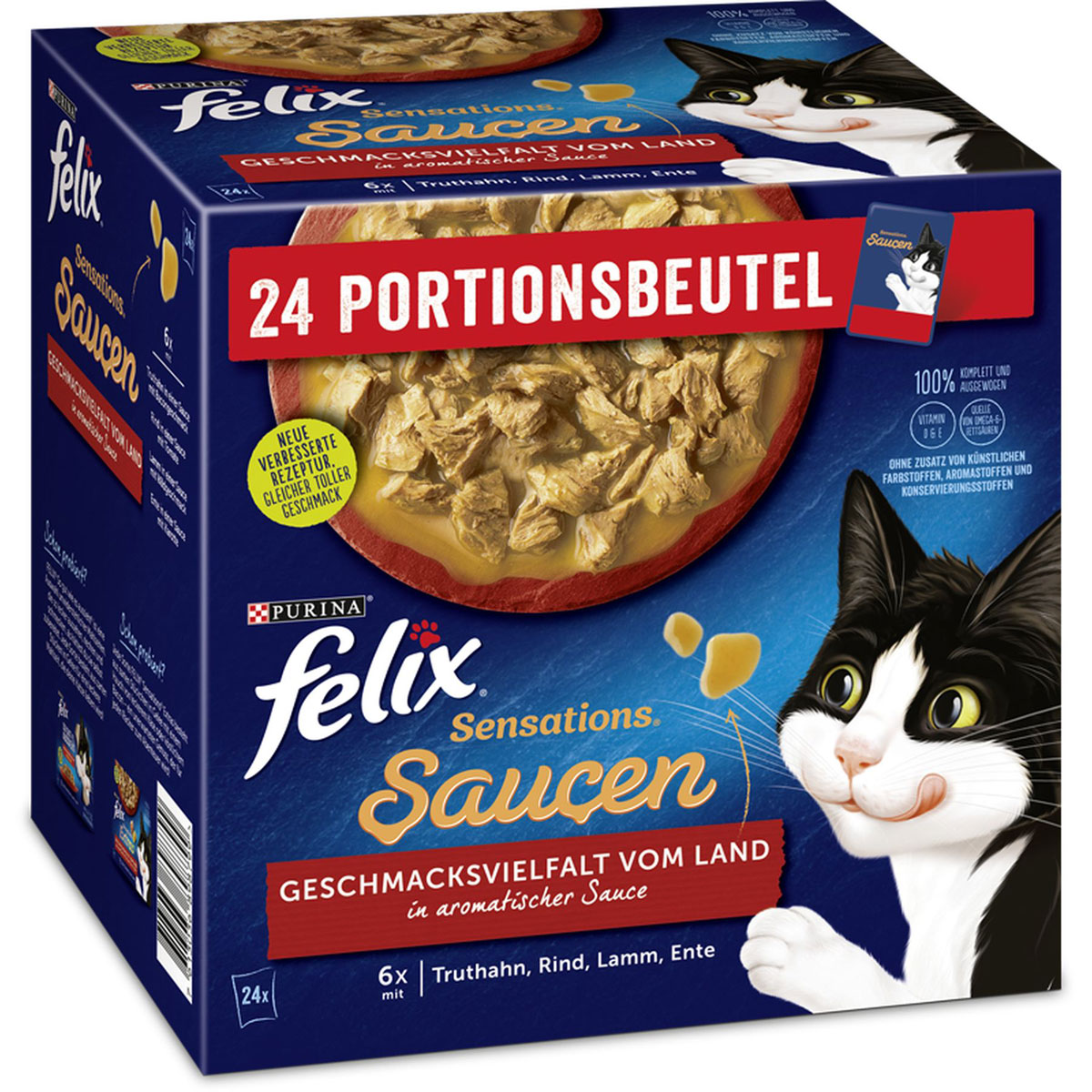 Felix „Sensation Saucen“  vom Land, 24x85g, Portionsbeutel