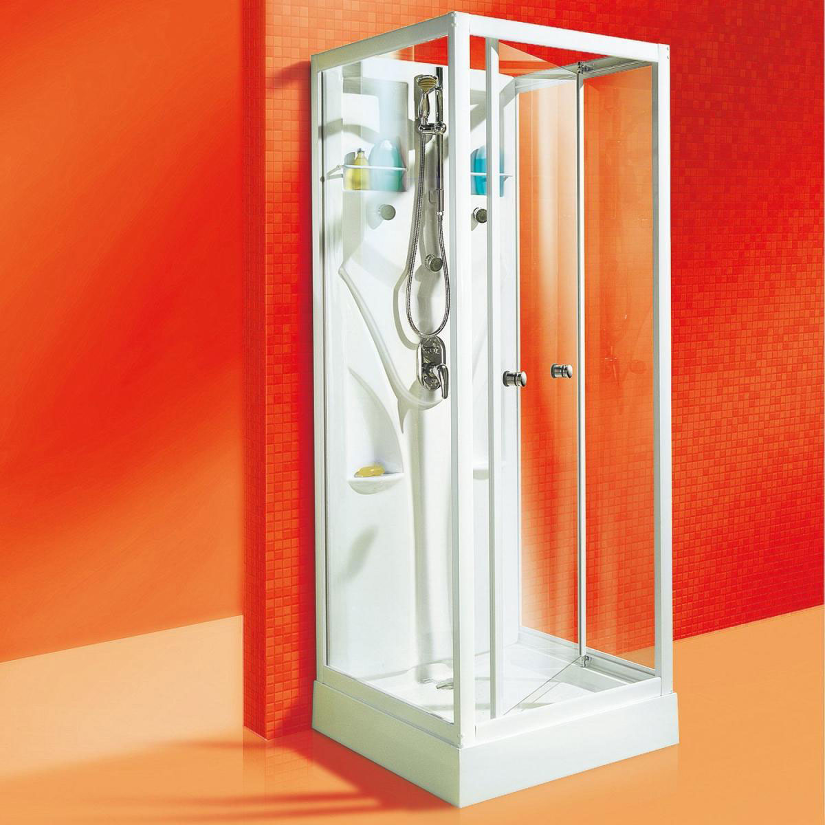 Schulte Komplettduschkabine Juist 1900 x 800 x 800 mm weiß Bild 1