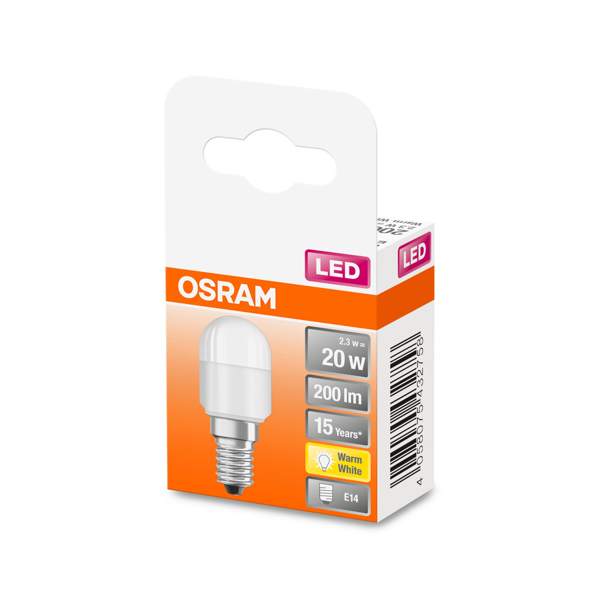 Osram LED-Glühbirne Spezial T26 E14 20W warmweiß Bild 2